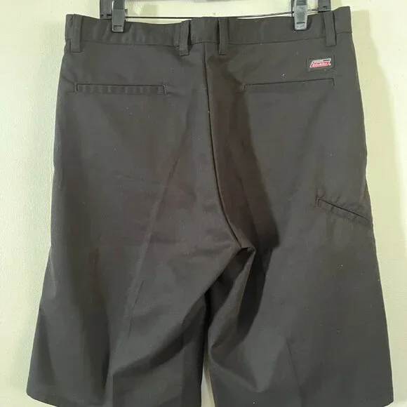 Dickies Sz 34x13 Black Work Shorts Knee Length Like New - Picture 4 of 8